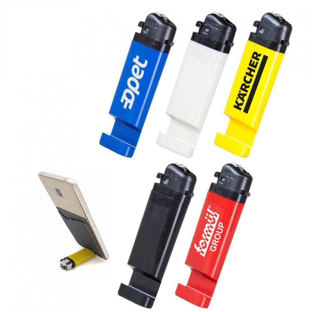  Telefon Standlı Taşlı Sibopsuz Çakmak